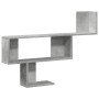 Engineered wood gray concrete wall shelf 100x15x70 cm by , Shelves and shelves - Ref: Foro24-853194, Price: 31,74 €, Discount: %