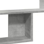 Engineered wood gray concrete wall shelf 100x15x70 cm by , Shelves and shelves - Ref: Foro24-853194, Price: 31,74 €, Discount: %