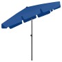 Blue beach umbrella 200x125 cm by vidaXL, Umbrellas - Ref: Foro24-314734, Price: 52,76 €, Discount: %