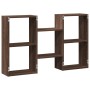 Engineered wood brown oak wall shelf 96x18x60 cm by , Shelves and shelves - Ref: Foro24-853233, Price: 44,07 €, Discount: %