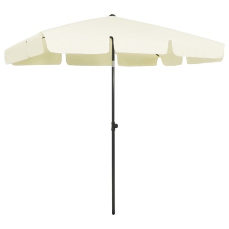 Sand yellow beach umbrella 200x125 cm by vidaXL, Umbrellas - Ref: Foro24-314727, Price: 43,03 €, Discount: %