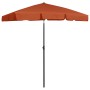 Terracotta beach umbrella 180x120 cm by vidaXL, Umbrellas - Ref: Foro24-314724, Price: 41,64 €, Discount: %