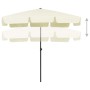 Sand yellow beach umbrella 200x125 cm by vidaXL, Umbrellas - Ref: Foro24-314727, Price: 43,03 €, Discount: %