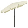 Sand yellow beach umbrella 200x125 cm by vidaXL, Umbrellas - Ref: Foro24-314727, Price: 43,03 €, Discount: %