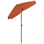 Terracotta beach umbrella 180x120 cm by vidaXL, Umbrellas - Ref: Foro24-314724, Price: 41,64 €, Discount: %