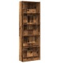 Engineered wood bookshelf in aged color, 60x24x176 cm by , Bookcases and shelves - Ref: Foro24-857828, Price: 70,54 €, Discou...