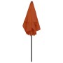 Terracotta beach umbrella 180x120 cm by vidaXL, Umbrellas - Ref: Foro24-314724, Price: 41,64 €, Discount: %