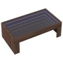 Coffee table with Infinity LED brown oak 90x50x30 cm by , Coffee table - Ref: Foro24-847622, Price: 114,41 €, Discount: %