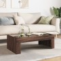 Coffee table with Infinity LED brown oak 90x50x30 cm by , Coffee table - Ref: Foro24-847622, Price: 114,41 €, Discount: %