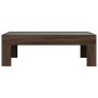 Coffee table with Infinity LED brown oak 90x50x30 cm by , Coffee table - Ref: Foro24-847622, Price: 114,41 €, Discount: %