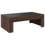 Coffee table with Infinity LED brown oak 90x50x30 cm by , Coffee table - Ref: Foro24-847622, Price: 114,41 €, Discount: %