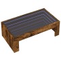 Coffee table with Infinity LED smoked oak 90x50x30 cm by , Coffee table - Ref: Foro24-847620, Price: 110,47 €, Discount: %