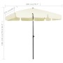 Sand yellow beach umbrella 200x125 cm by vidaXL, Umbrellas - Ref: Foro24-314727, Price: 43,03 €, Discount: %