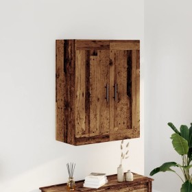 Aged engineered wood wall cabinet 69.5x34x90 cm by , Sideboards - Ref: Foro24-857312, Price: 76,99 €, Discount: %