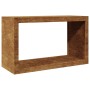 Rusty steel firewood rack 100x40x60 cm by , Firewood bags and holders - Ref: Foro24-850988, Price: 101,37 €, Discount: %