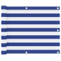 Balcony awning white and blue oxford fabric 75x300 cm by vidaXL, Umbrellas - Ref: Foro24-134912, Price: 19,36 €, Discount: %