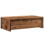 Monitor stand with aged wood drawers 50x27x15 cm by , Computer bases and risers - Ref: Foro24-854668, Price: 30,99 €, Discoun...