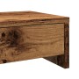 Monitor stand with aged wood drawers 50x27x15 cm by , Computer bases and risers - Ref: Foro24-854668, Price: 30,99 €, Discoun...