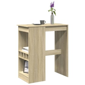 Hohes Regal mit Eichenholzregalen Sonoma 90x47,5x103,5 cm von , Küchen- und Esstische - Ref: Foro24-854339, Preis: 85,46 €, R...