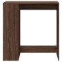 Tall bar table with oak brown shelves 101x40x103.5 cm by , Kitchen and dining tables - Ref: Foro24-854370, Price: 87,19 €, Di...