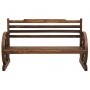 Solid spruce wood garden bench 112 cm by vidaXL, garden benches - Ref: Foro24-313891, Price: 162,07 €, Discount: %