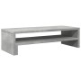 Soporte de pantalla madera ingeniería gris hormigón 54x22x15 cm de , Bases y elevadores para ordenadores - Ref: Foro24-854772...