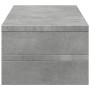 Bildschirmständer aus grauem Beton-Ingenieurholz, 54x22x15 cm. von , Computersockel und -erhöhungen - Ref: Foro24-854772, Pre...