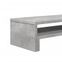 Soporte de pantalla madera ingeniería gris hormigón 54x22x15 cm de , Bases y elevadores para ordenadores - Ref: Foro24-854772...