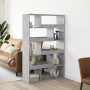 Room divider in gray wood and concrete 100x33x156.5 cm by , Bookcases and shelves - Ref: Foro24-3309495, Price: 141,06 €, Dis...