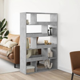 Room divider in gray wood and concrete 100x33x156.5 cm by , Bookcases and shelves - Ref: Foro24-3309495, Price: 141,99 €, Dis...