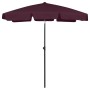 Burgundy red beach umbrella 180x120 cm by vidaXL, Umbrellas - Ref: Foro24-314723, Price: 39,86 €, Discount: %