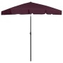 Burgundy red beach umbrella 180x120 cm by vidaXL, Umbrellas - Ref: Foro24-314723, Price: 39,86 €, Discount: %