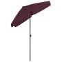 Burgundy red beach umbrella 180x120 cm by vidaXL, Umbrellas - Ref: Foro24-314723, Price: 39,86 €, Discount: %