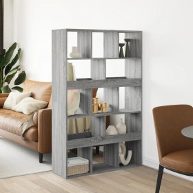 Gray Sonoma wood room divider