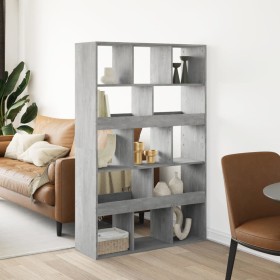 Raumteiler aus Holz in Grau-Betonoptik, 100x33x156,5 cm. von , Bücherregale und Regale - Ref: Foro24-3309531, Preis: 140,99 €...