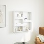 Engineered wood white wall cabinet 80x15x80 cm by , Shelves and shelves - Ref: Foro24-854544, Price: 45,98 €, Discount: %