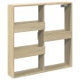 Engineered wood wall cabinet in Sonoma oak, 80x15x80 cm. by , Shelves and shelves - Ref: Foro24-854546, Price: 44,81 €, Disco...