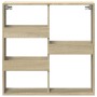 Armario de pared madera de ingeniería roble Sonoma 80x15x80 cm de , Estantes y estanterías - Ref: Foro24-854546, Precio: 44,8...