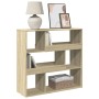 Regal aus Sonoma-Eichenfurnier, 100x33x94,5 cm. von , Bücherregale und Regale - Ref: Foro24-3309476, Preis: 82,99 €, Rabatt: %