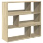 Estantería madera de ingeniería roble Sonoma 100x33x94,5 cm de , Librerías y estanterías - Ref: Foro24-3309476, Precio: 81,89...