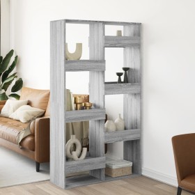 Room divider in Sonoma grey wood 100x33x175 cm by , Bookcases and shelves - Ref: Foro24-3309578, Price: 134,99 €, Discount: %