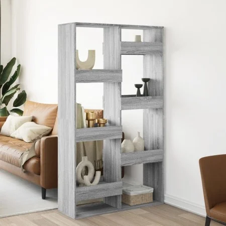 Room divider in Sonoma grey wood 100x33x175 cm by , Bookcases and shelves - Ref: Foro24-3309578, Price: 107,31 €, Discount: %
