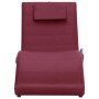 Massage divan with wine red synthetic leather pillow by , Daybeds - Ref: Foro24-281287, Price: 213,44 €, Discount: %