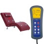 Massage divan with wine red synthetic leather pillow by , Daybeds - Ref: Foro24-281287, Price: 213,44 €, Discount: %