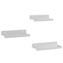 Wall shelves 3 pcs stainless steel silver by , Shelves and shelves - Ref: Foro24-30270, Price: 23,63 €, Discount: %