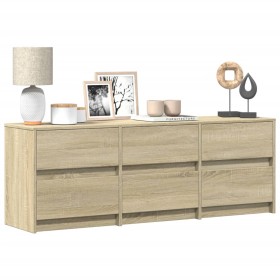 TV-Schrank aus Sonoma-Eichenfurnier, 140x34x50 cm. von , TV-Möbel - Ref: Foro24-3307921, Preis: 159,88 €, Rabatt: %