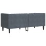 Sofá Chesterfield 2 plazas con cojines terciopelo gris oscuro de , Sofás - Ref: Foro24-372684, Precio: 282,63 €, Descuento: %