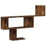 Engineered smoked oak wood wall shelf 100x15x70 cm by , Shelves and shelves - Ref: Foro24-853195, Price: 35,34 €, Discount: %