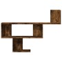 Engineered smoked oak wood wall shelf 100x15x70 cm by , Shelves and shelves - Ref: Foro24-853195, Price: 35,34 €, Discount: %