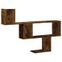 Engineered smoked oak wood wall shelf 100x15x70 cm by , Shelves and shelves - Ref: Foro24-853195, Price: 35,34 €, Discount: %